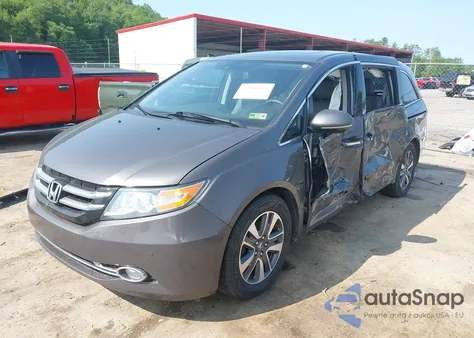 2015 Honda Odyssey Touring/Touring Elite из США, поврежденный, VIN 5FNRL5H98FB090751
